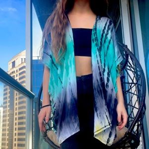 tie dye kimono